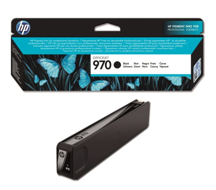 HP 970 Black Ink Cartridge - (CN621AE)