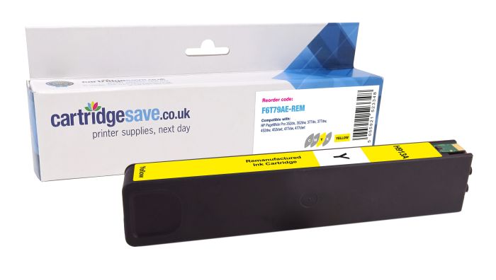 Compatible HP 913A Yellow Ink Cartridge - (F6T79AE)