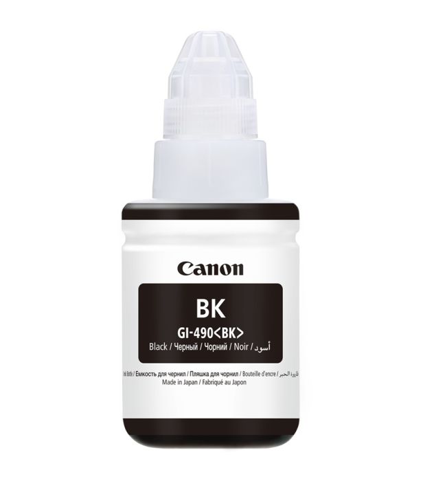 Canon GI-490PGBK Black Ink Bottle - (0663C001)