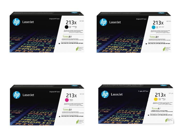 HP 213X High Capacity 4 Colour Toner Cartridge Multipack