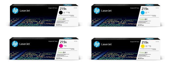 HP 219A 4 Colour Toner Cartridge Multipack