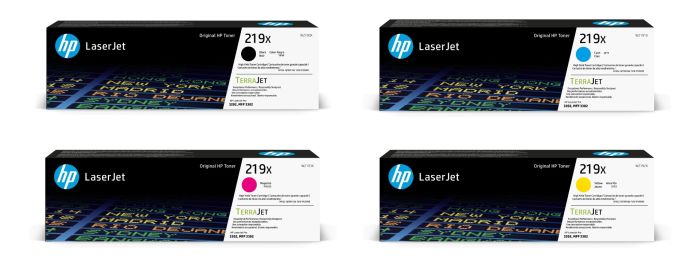 HP 219X High Capacity 4 Colour Toner Cartridge Multipack