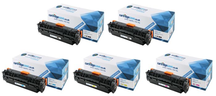 Compatible HP 312A 5 Colour Toner Cartridge Multipack