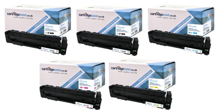 Compatible HP 410A 5 Colour Toner Cartridge Multipack