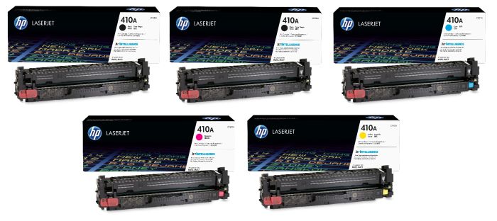 HP 410A 5 Colour Toner Cartridge Multipack