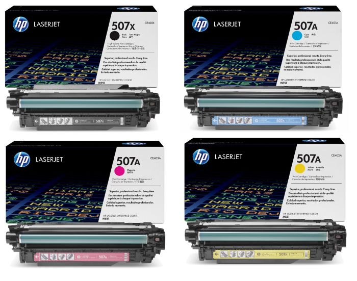 HP 507 4 Colour Toner Cartridge Multipack