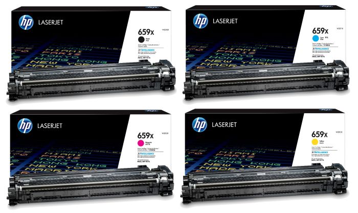 HP 659X High Capacity 4 Colour Toner Cartridge Multipack