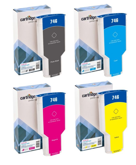 Compatible HP 746 4 Colour Ink Cartridge Multipack