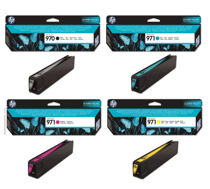 HP 970 / HP 971 4 Colour Ink Cartridge Multipack