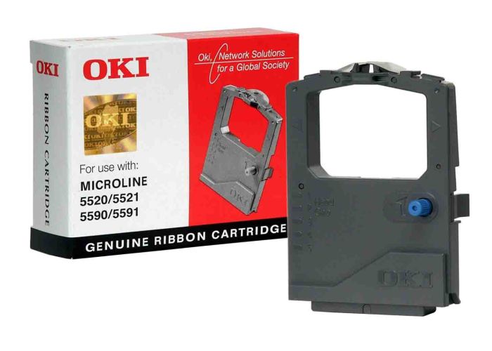 OKI 1126301 Microline Black Nylon Ink Ribbon (01126301)