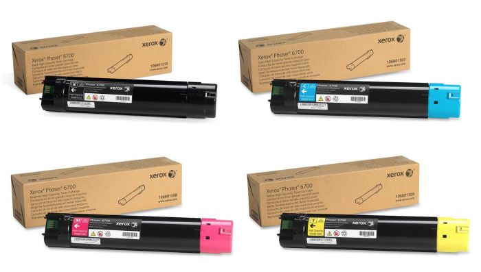 Xerox 106R015 High Capacity 4 Colour Toner Cartridge Multipack