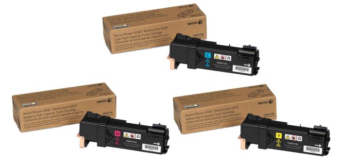 Xerox 106R0159 High Capacity 3 Colour Toner Cartridge Multipack