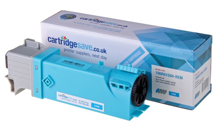 Compatible Xerox 106R01594 High Capacity Cyan Toner Cartridge