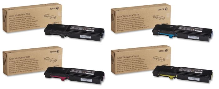 Xerox 106R0274 4 Colour Toner Cartridge Multipack