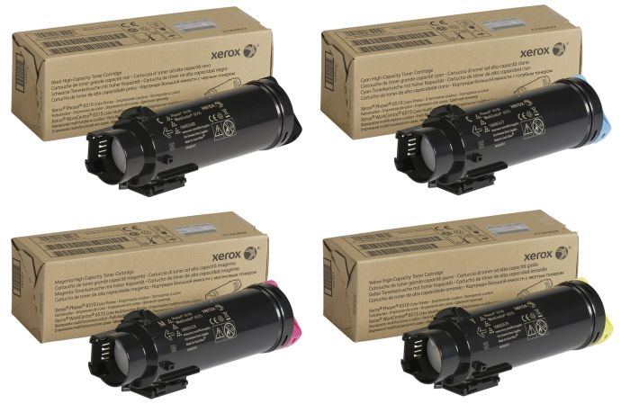 Xerox 106R034 High Capacity 4 Colour Toner Cartridge Multipack