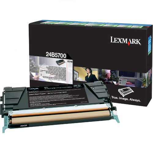 Lexmark 24B5700 Black Return Program Toner Cartridge