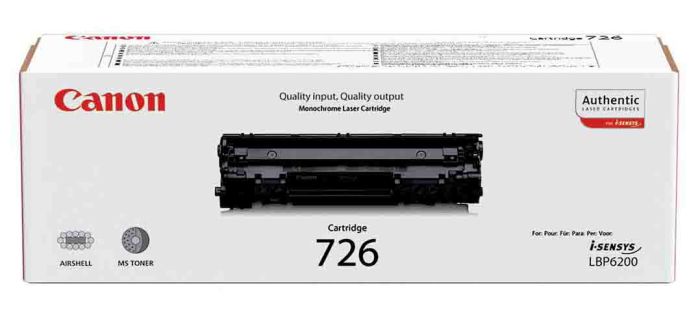 Canon 726 Black Toner Cartridge - (3483B002AA)