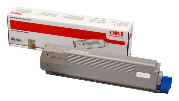 Oki 44643001 Yellow Toner Cartridge