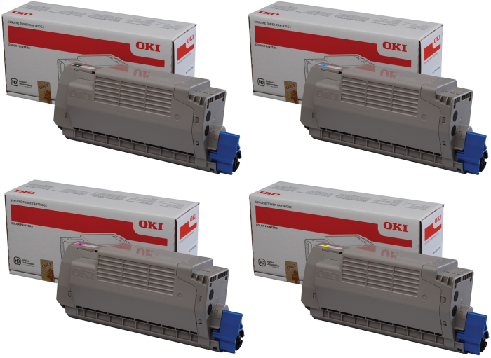 Oki 4539620 High Capacity 4 Colour Toner Cartridge Multipack