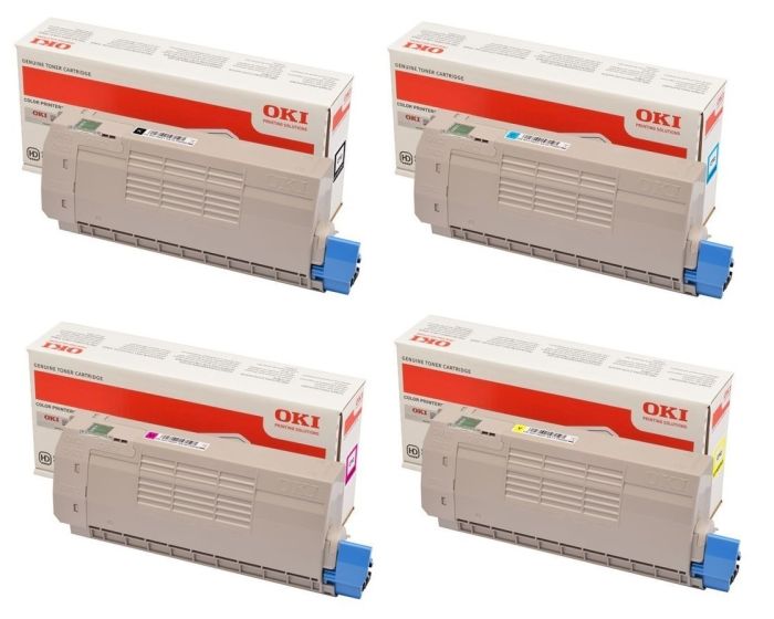 Oki 4649040 4 Colour Toner Cartridge Multipack