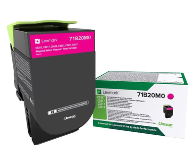 Lexmark 71B20M0 Magenta Return Program Toner Cartridge