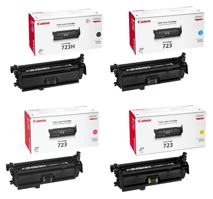 Canon 723 4 Colour Toner Cartridge Multipack