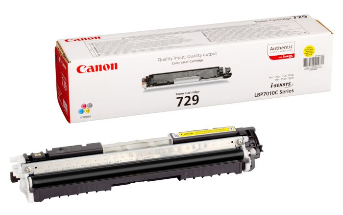 Canon 729 Yellow Toner Cartridge - (4367B002AA)