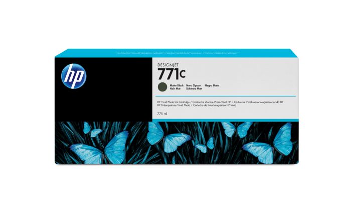 HP 771C Matte Black Ink Cartridge - (B6Y07A)