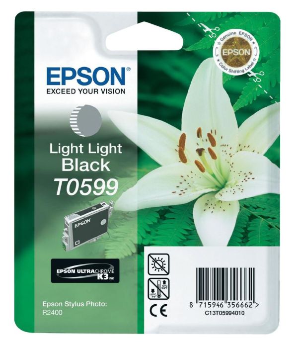 Epson T0599 Light Light Black Ink Cartridge - (C13T059940 Lily)