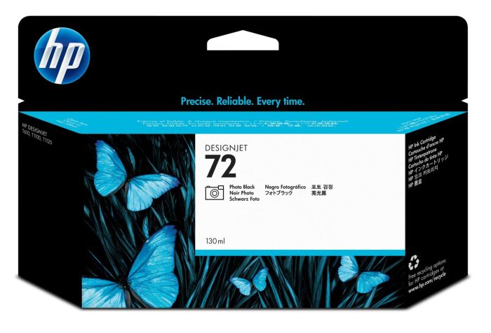 HP 72 High Capacity Photo Black Ink Cartridge - (Vivera C9370A)