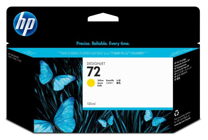 HP 72 High Capacity Yellow Ink Cartridge - (Vivera C9373A)