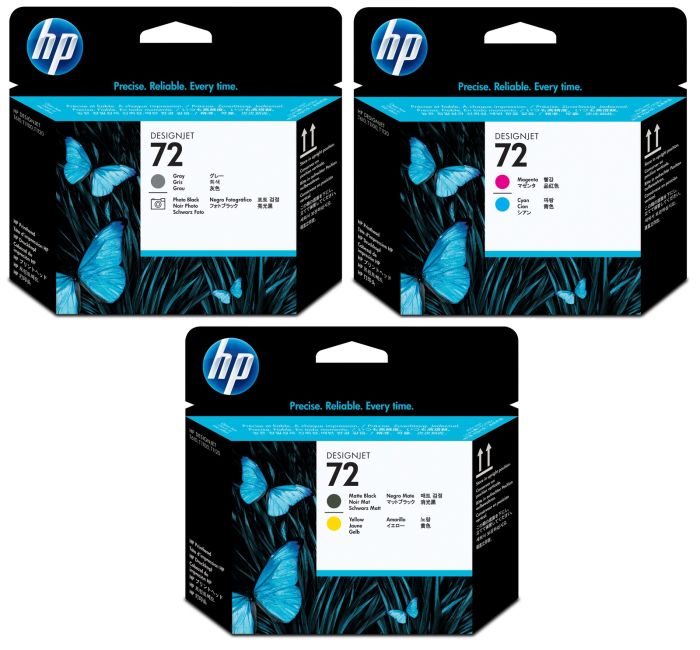 HP 72 6 Colour Printhead Pack