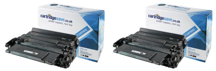 Compatible HP 87X High Capacity Black Toner Cartridge Twin Pack (CF287XD)