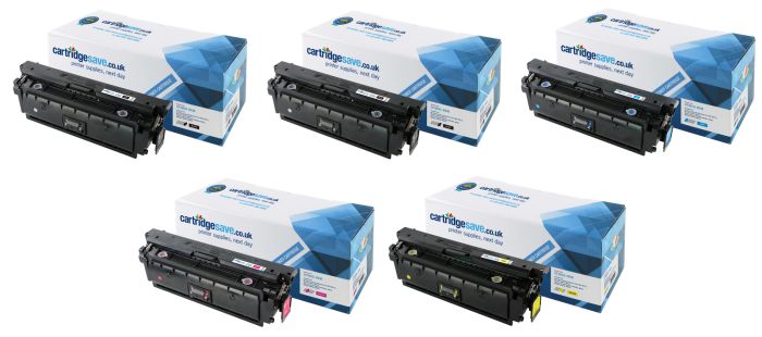 Compatible HP 508X High Capacity 5 Colour Toner Cartridge Multipack