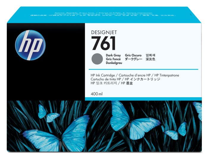 HP 761 Dark Grey Ink Cartridge - (CM996A)