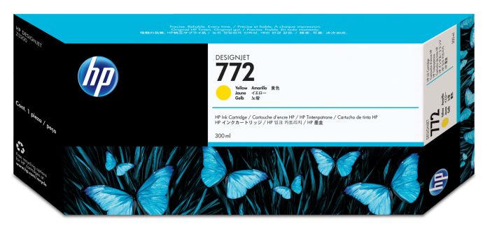 HP 772 High capacity Yellow Ink Cartridge - (CN630A)