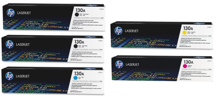 HP 130A 5 Colour Toner Cartridge Multipack