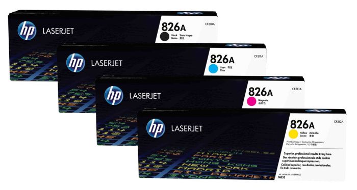 HP 826A 4 Colour Toner Cartridge Multipack