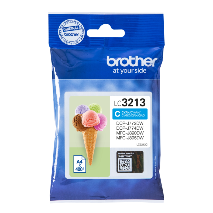 Brother LC3213C High Capacity Cyan Ink Cartridge