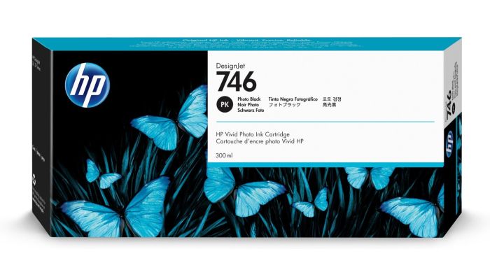 HP 746 Photo Black Ink Cartridge - (P2V82A)