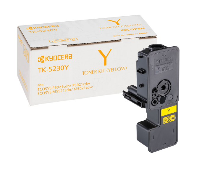 Kyocera TK-5230Y High Capacity Yellow Toner Cartridge (1T02R9ANL0)