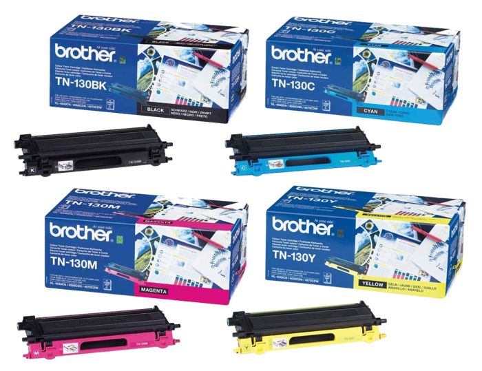 Brother TN-130 4 Colour Toner Cartridge Multipack