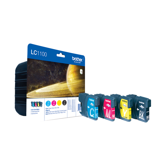 Brother LC1100 4 Colour Ink Cartridge Multipack