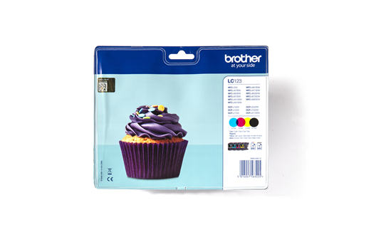 Brother LC123 4 Colour Ink Cartridge Multipack