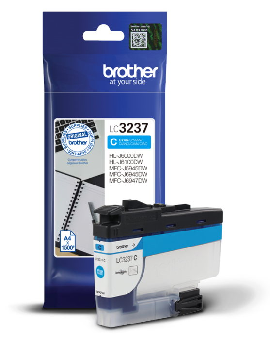 Brother LC3237C Cyan Ink Cartridge