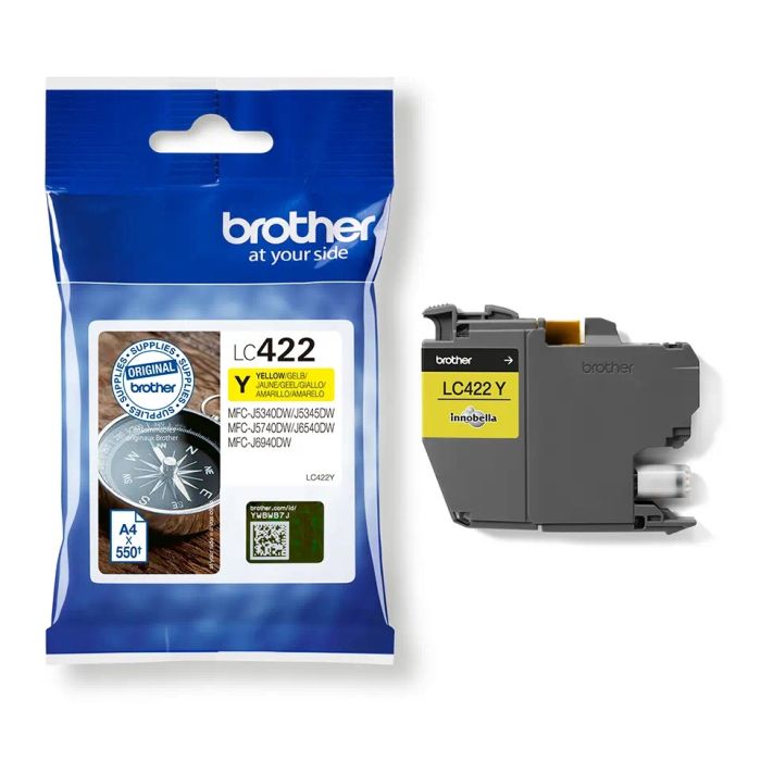 Brother LC422Y Yellow Ink Cartridge