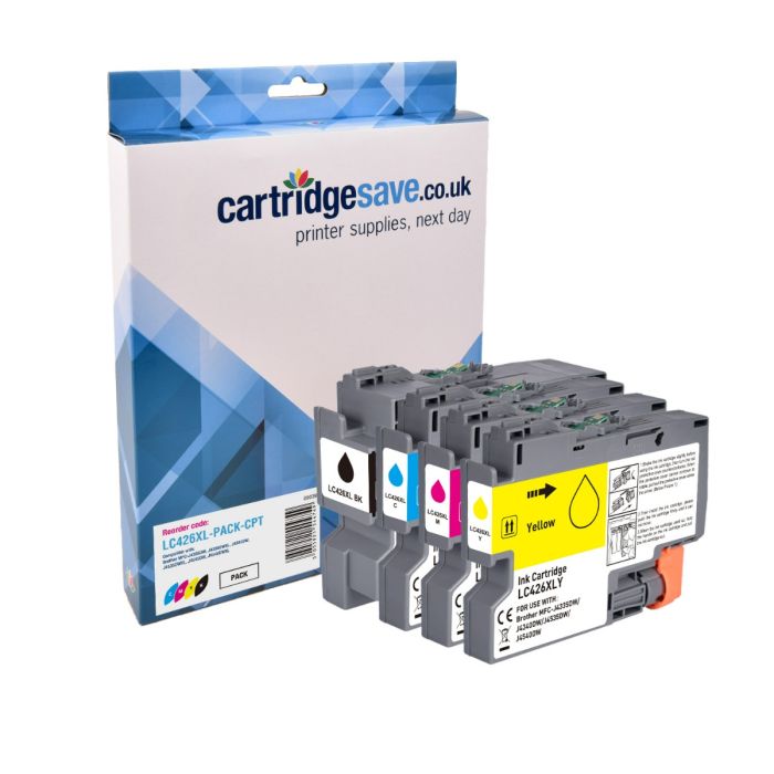 Compatible Brother LC426XL High Capacity 4 Colour Ink Cartridge Multipack