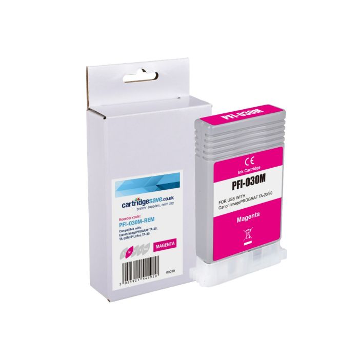 Compatible Canon PFI-030M Magenta Ink Cartridge - (3488C001)