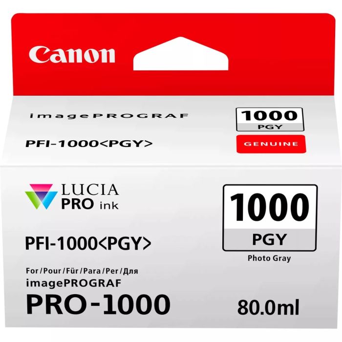 Canon PFI-1000PGY Photo Grey Ink Cartridge - (0553C001)