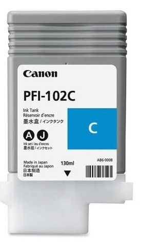 Canon PFI-102C Cyan Ink Cartridge - (0896B001AA)